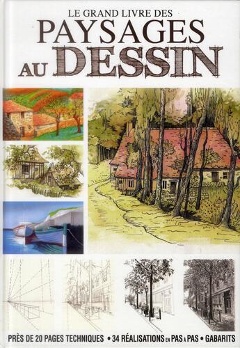 Couverture du livre « Le grand livre des paysages au dessin » de  aux éditions Editions Esi