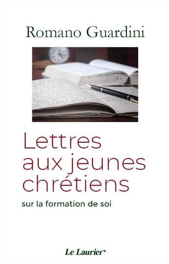 Couverture du livre « Lettre aux jeunes » de Romano Guardini aux éditions Le Laurier