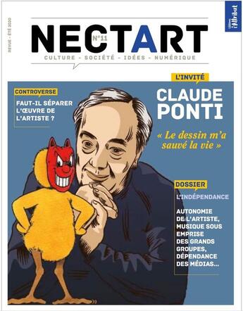 Couverture du livre « Nectart # 11 - claude ponti - ete 2020 » de  aux éditions L'attribut