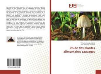 Couverture du livre « Etude des plantes alimentaires sauvages » de Bulako Victor aux éditions Editions Universitaires Europeennes