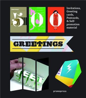 Couverture du livre « 500 greetings ; invitations, greeting cards, postcards et self-promotional material » de Marta Serrats aux éditions Promopress