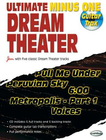 Couverture du livre « Dream theater ; guitar trax » de Dream Theater (Artis aux éditions Carisch Musicom