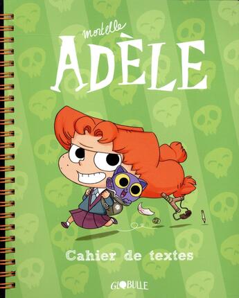 Couverture du livre « Le cahier de textes mortelle adele » de Mr Tan aux éditions Tourbillon