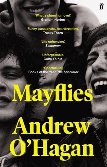 Couverture du livre « MAYFLIES » de Andrew O'Hagan aux éditions Faber Et Faber