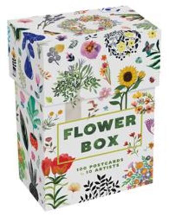 Couverture du livre « Flower box 100 postcards by 10 artists » de Princeton Architectu aux éditions Princeton Architectural