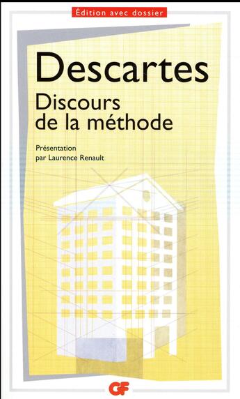 Couverture du livre « Discours de la méthode » de Rene Descartes aux éditions Flammarion