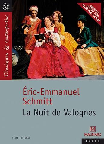 Couverture du livre « La nuit de Valognes » de Éric-Emmanuel Schmitt aux éditions Magnard