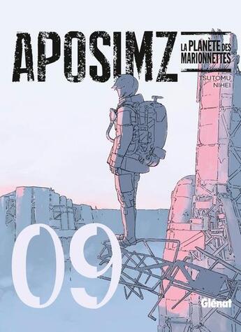 Couverture du livre « Aposimz ; la planète des marionnettes Tome 9 » de Tsutomu Nihei aux éditions Glenat