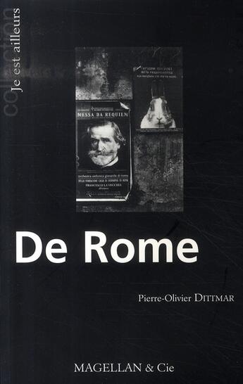 Couverture du livre « De rome » de Pierre-Olivier Dittm aux éditions Magellan & Cie