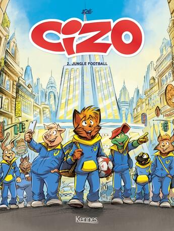 Couverture du livre « Cizo Tome 2 : jungle football » de Are aux éditions Les 3 As