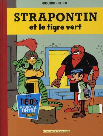 Couverture du livre « Strapontin et le tigre vert » de Goscinny/Berck aux éditions Lombard