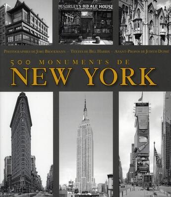 Couverture du livre « 500 monuments de New-York » de Judith Dupre aux éditions Place Des Victoires