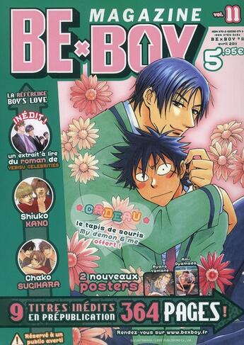 Couverture du livre « BE X BOY Tome 11 » de Be X Boy aux éditions Asuka