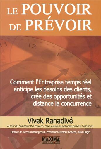 Couverture du livre « Le pouvoir de prévoir » de Vivek Ranadive aux éditions Maxima