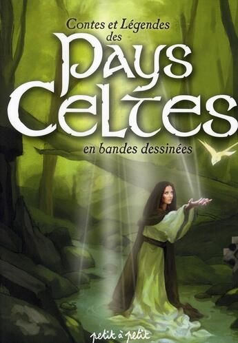 Couverture du livre « Contes et légendes des pays celtes ; en bande dessinées » de Thierry Lamy aux éditions Petit A Petit