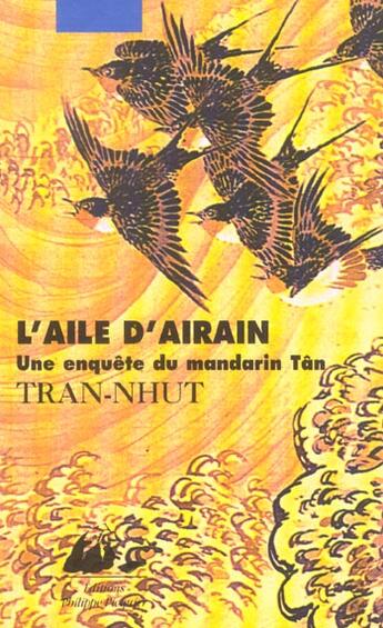 Couverture du livre « L'aile d'airain » de Tran-Nhut aux éditions Picquier