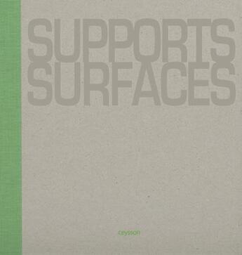 Couverture du livre « The moment of supports / surfaces » de  aux éditions Iac Editions D'art