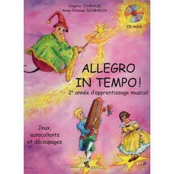 Couverture du livre « Allegro in tempo + cd --- eveil musical » de Tharaud V/Szabados aux éditions Henry Lemoine