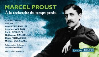 Couverture du livre « À la recherche du temps perdu » de Marcel Proust aux éditions Theleme