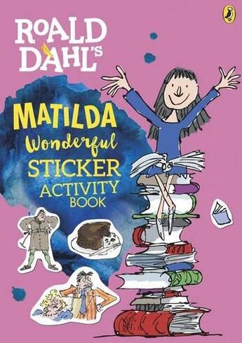 Couverture du livre « Roald dahl: matilda sticker activity book » de  aux éditions Children Pbs