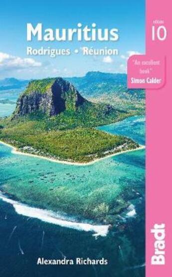 Couverture du livre « Mauritius, Rodrigues, Réunion (10e édition) » de Alexandra Richards aux éditions Bradt