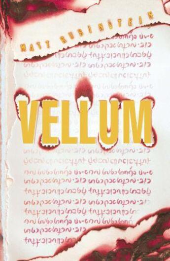 Couverture du livre « Vellum » de Rubenstein Matt aux éditions Quercus Publishing Digital