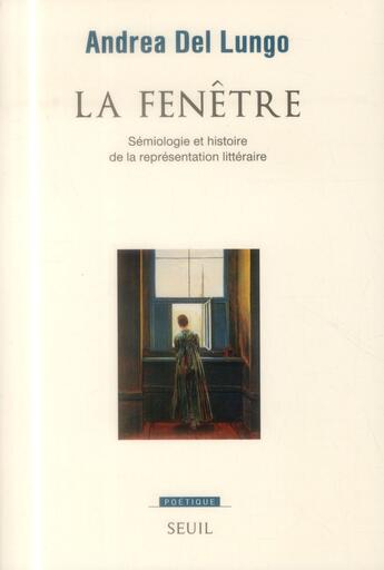 Couverture du livre « Revue poétique : la fenêtre ; sémiologie et histoire de la représentation littéraire » de Andrea Del Lungo aux éditions Seuil