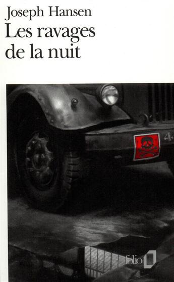 Couverture du livre « Les ravages de la nuit » de Joseph Hansen aux éditions Folio