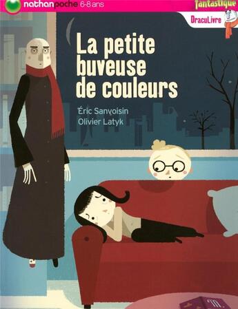 Couverture du livre « Draculivre t.5 ; la petite buveuse de couleurs » de Sanvoisin/Latyk aux éditions Nathan