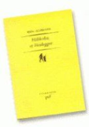 Couverture du livre « Holderlin et heidegger » de Allemann B. aux éditions Puf