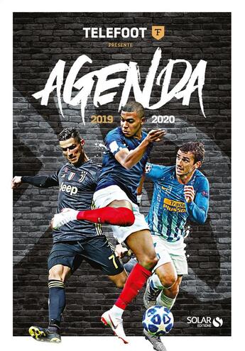 Couverture du livre « Agenda téléfoot » de Bruno Godard aux éditions Solar