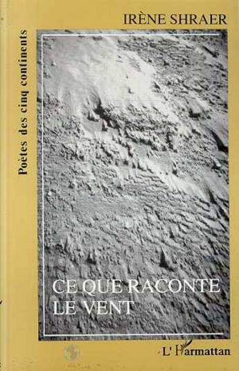 Couverture du livre « Ce que raconte le vent » de Irene Shraer aux éditions Editions L'harmattan