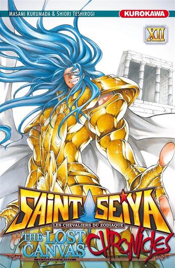 Couverture du livre « Saint Seiya - the lost Canvas ; chronicles Tome 12 » de Masami Kurumada et Shiori Teshirogi aux éditions Kurokawa