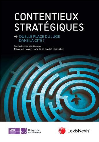 Couverture du livre « Contentieux stratégiques : Quelle place du juge dans la cité ? » de Emilie Chevalier et Caroline Boyer-Capelle et Collectif aux éditions Lexisnexis