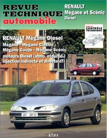 Couverture du livre « Renault Mégane Diesel et Scenic diesel » de  aux éditions Etai