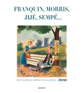 Couverture du livre « Franquin, Jijé, Morris, Will, Sempé... 200 couvertures du Moustique ; 1945-1964 » de  aux éditions Dupuis