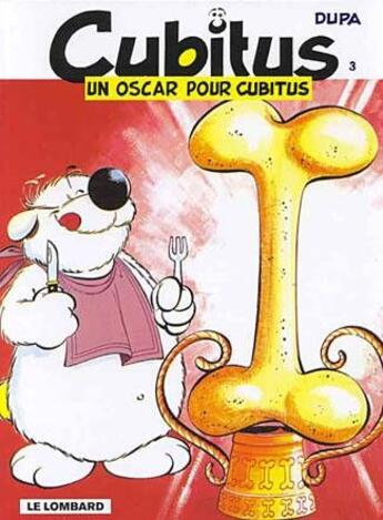 Couverture du livre « Cubitus T.3 ; un oscar pour Cubitus » de Dupa aux éditions Lombard