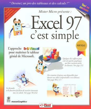 Couverture du livre « Excel 97 C'Est Simple » de Rene Maran aux éditions First Interactive
