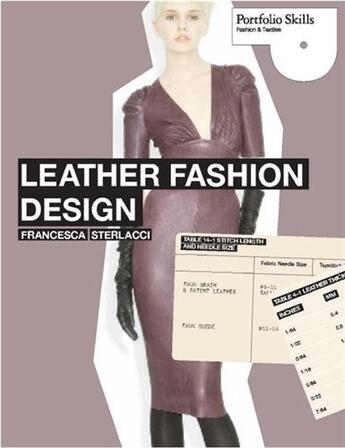 Couverture du livre « Leather fashion design » de Francesca Sterlacci aux éditions Laurence King