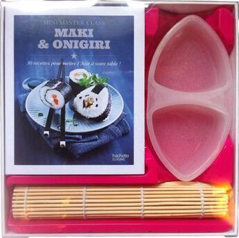 Couverture du livre « Maki & onigiri ; coffret mini master class » de Maya Barakat-Nuq aux éditions Hachette Pratique