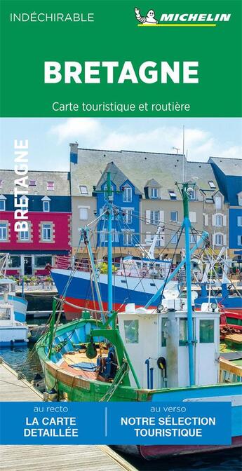 Couverture du livre « Carte routière et touristique Bretagne » de Collectif Michelin aux éditions Michelin