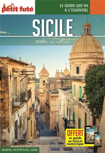 Couverture du livre « GUIDE PETIT FUTE ; CARNETS DE VOYAGE : Sicile (édition 2020) » de Collectif Petit Fute aux éditions Le Petit Fute