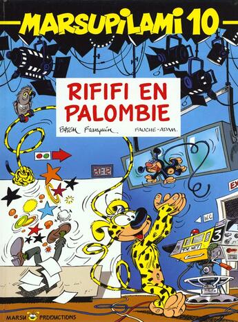 Couverture du livre « Marsupilami Tome 10 : du rififi en Palombie » de Eric Adam et Batem et Xavier Fauche et Andre Franquin aux éditions Marsu Productions