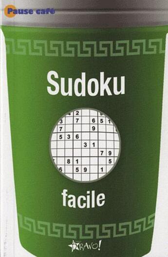 Couverture du livre « Sudoku facile » de Sterling aux éditions Bravo