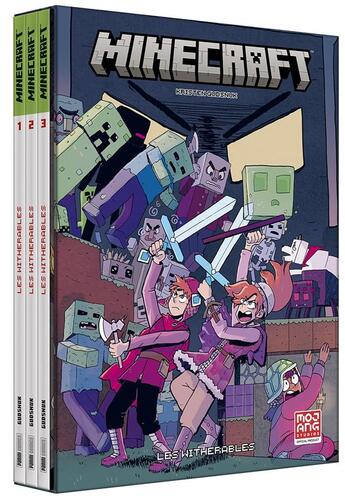 Couverture du livre « Minecraft : la BD officielle : coffret Intégrale : les Witherables » de Kristen Gudsnuk et Collectif aux éditions Panini