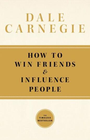 Couverture du livre « How To Win Friends and Influence People » de Carnegie Dale aux éditions Simon & Schuster