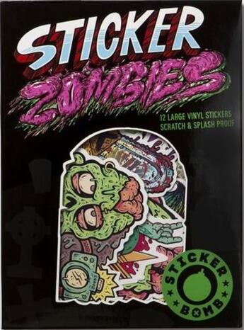 Couverture du livre « Sticker Zombies /Anglais » de Studio Rarekwai (Srk aux éditions Laurence King