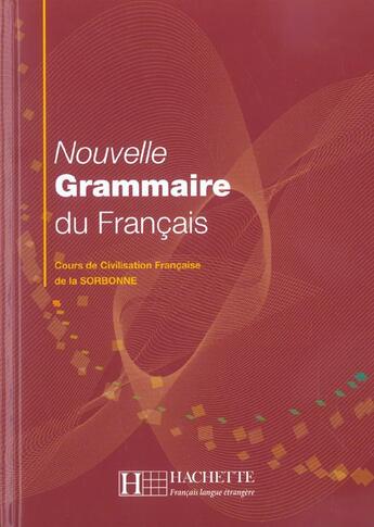 Couverture du livre « Nouvelle grammaire du français » de Delatour et Jennepin aux éditions Hachette Fle