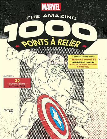 Couverture du livre « Points à relier Marvel » de  aux éditions Hachette Pratique