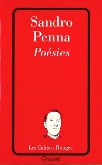 Couverture du livre « Poesies » de Sandro Penna aux éditions Grasset